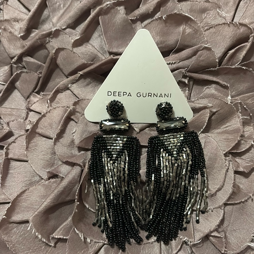 Deepa Gurnani Beaded Earrings